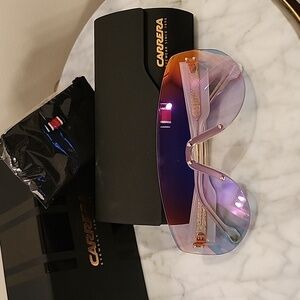 NWOT Carrera Purple Shield Sunglasses